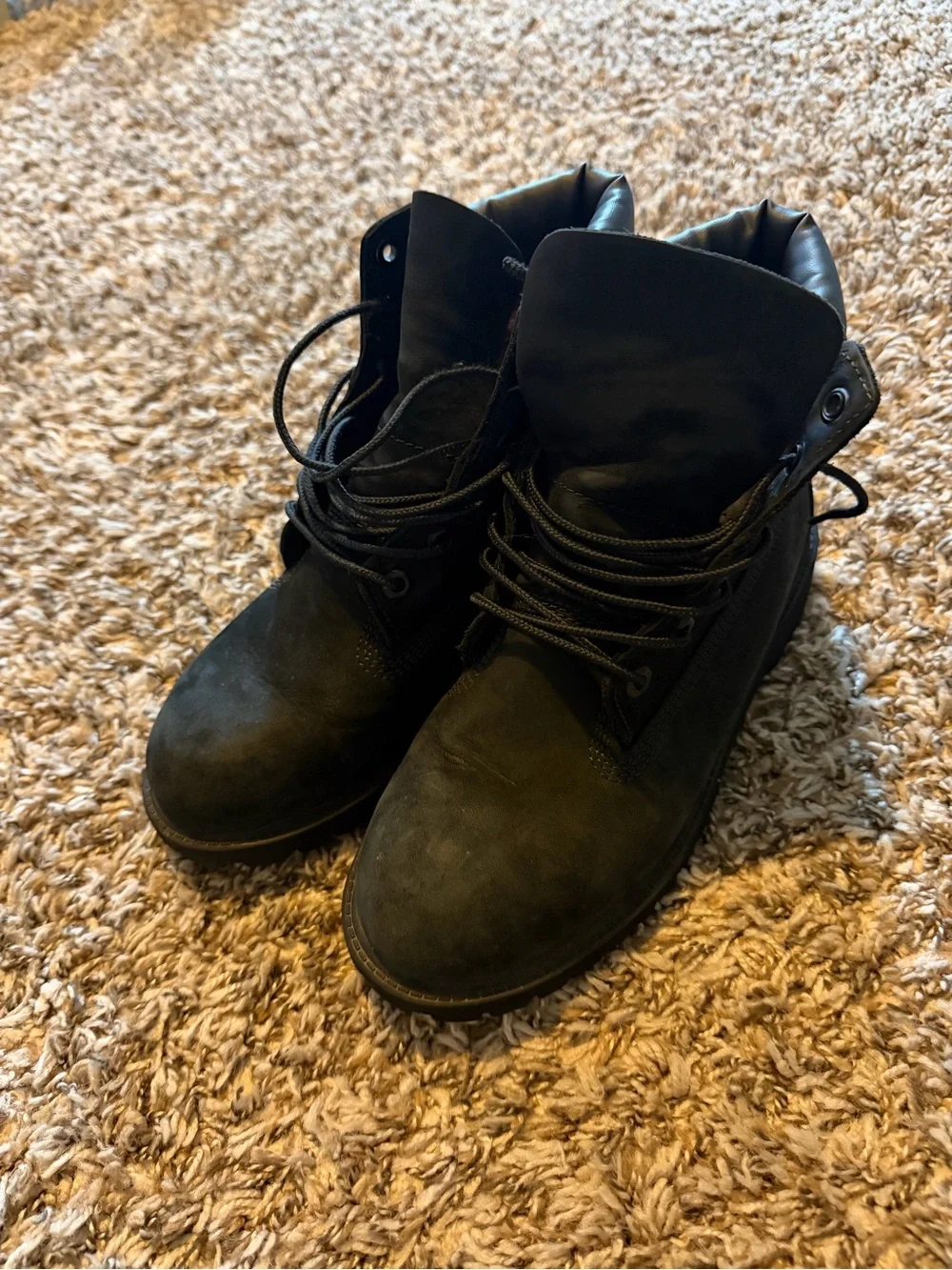 Black Timberland Boots